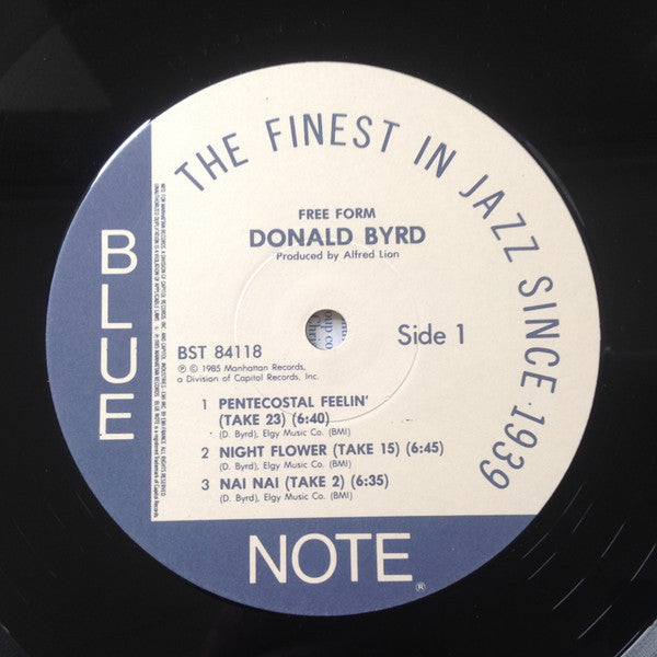 Donald Byrd : Free Form (LP, Album, RE, RM, DMM)