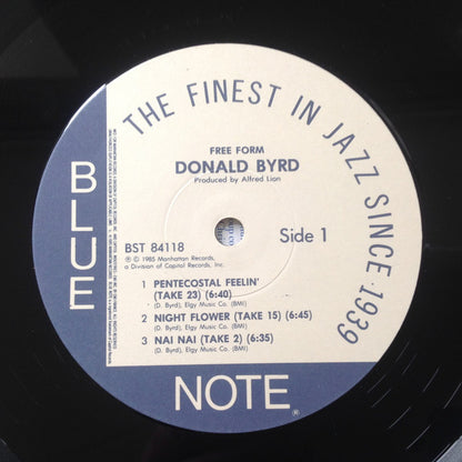 Donald Byrd : Free Form (LP, Album, RE, RM, DMM)