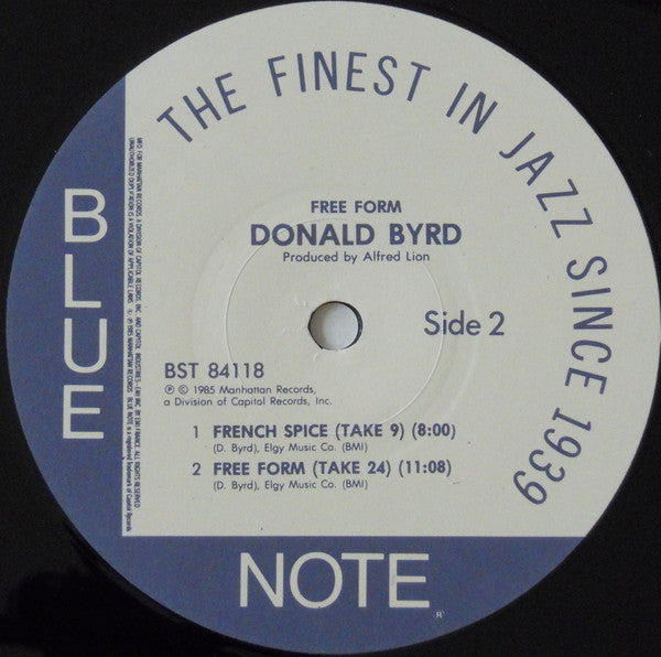 Donald Byrd : Free Form (LP, Album, RE, RM, DMM)