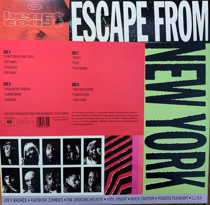 Beast Coast : Escape From New York (2xLP, Album, Ltd, Blu)
