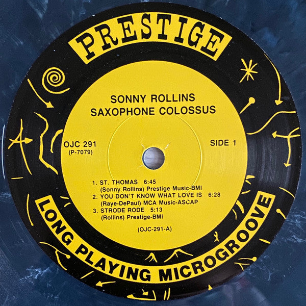 Sonny Rollins : Saxophone Colossus (LP, Album, Mono, Club, Ltd, Num, RE, RM, RP, Blu)