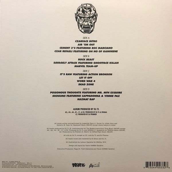 Czarface : Czarface (2xLP, Album, Ltd, Num, RP, Ran)
