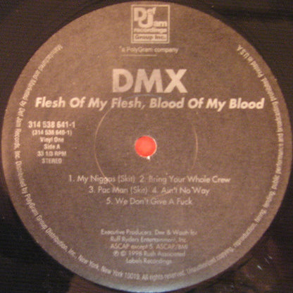 DMX : Flesh Of My Flesh Blood Of My Blood (2xLP, Album)