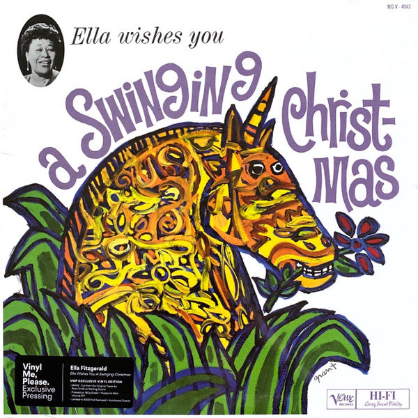 Ella Fitzgerald : Ella Wishes You A Swinging Christmas (LP, Album, Club, Ltd, Num, RE, Gre)