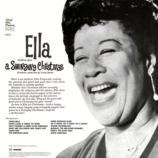 Ella Fitzgerald : Ella Wishes You A Swinging Christmas (LP, Album, Club, Ltd, Num, RE, Gre)