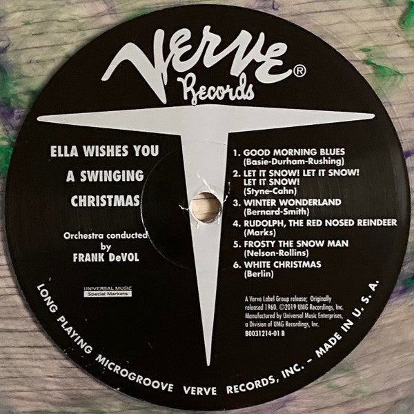 Ella Fitzgerald : Ella Wishes You A Swinging Christmas (LP, Album, Club, Ltd, Num, RE, Gre)