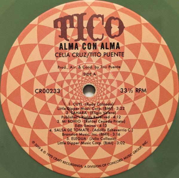 Celia Cruz, Tito Puente : Alma Con Alma (The Heart & Soul Of Celia Cruz & Tito Puente) (LP, Album, Club, Ltd, Num, RE, Oli)