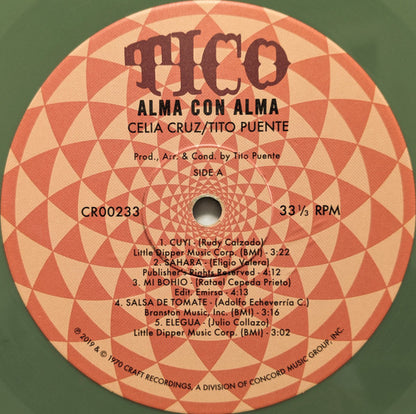 Celia Cruz, Tito Puente : Alma Con Alma (The Heart & Soul Of Celia Cruz & Tito Puente) (LP, Album, Club, Ltd, Num, RE, Oli)