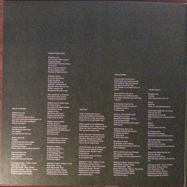 Big Thief : Two Hands (LP, Album, Club, Ltd, Num, Bro)