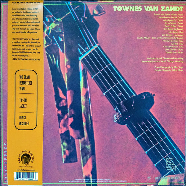 Townes Van Zandt : Our Mother The Mountain (LP, Album, Club, Ltd, RE, Ora)
