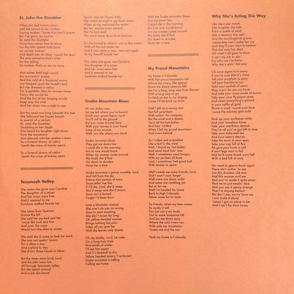 Townes Van Zandt : Our Mother The Mountain (LP, Album, Club, Ltd, RE, Ora)