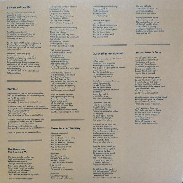 Townes Van Zandt : Our Mother The Mountain (LP, Album, Club, Ltd, RE, Ora)