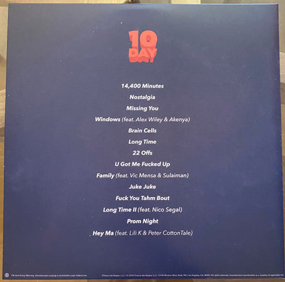 Chance The Rapper : 10 Day (2xLP, Album, RE, Blu)
