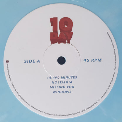 Chance The Rapper : 10 Day (2xLP, Album, RE, Blu)