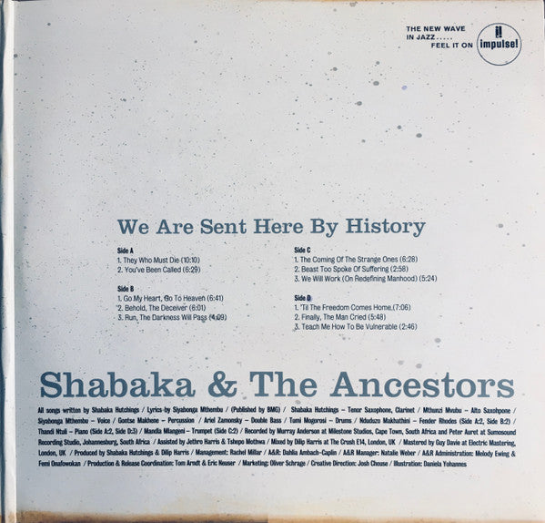 Shabaka And The Ancestors : We Are Sent Here By History (2xLP, Album, Club, Ltd, Num, Ora)