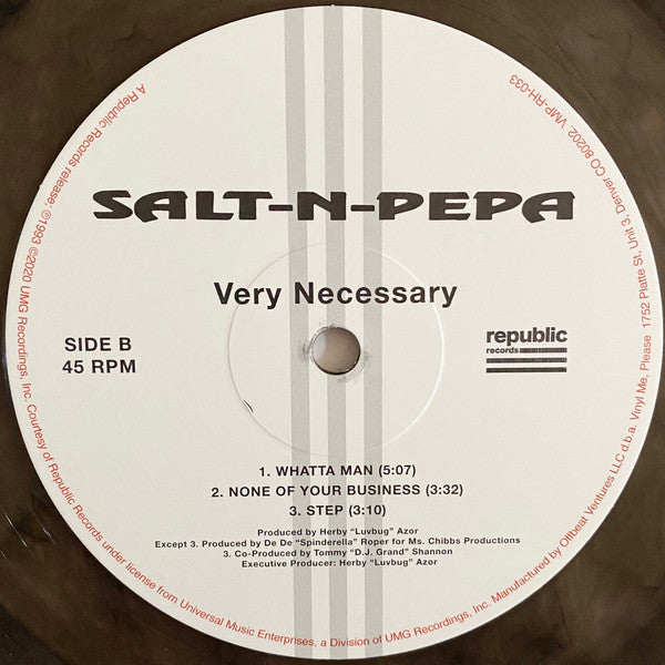 Salt 'N' Pepa : Very Necessary (2xLP, Album, Club, RE, Mar)