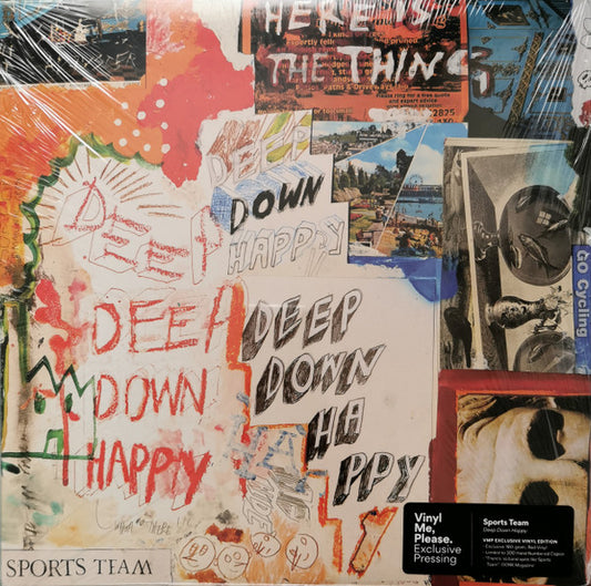 Sports Team : Deep Down Happy (LP, Album, Club, Ltd, Num, Red)