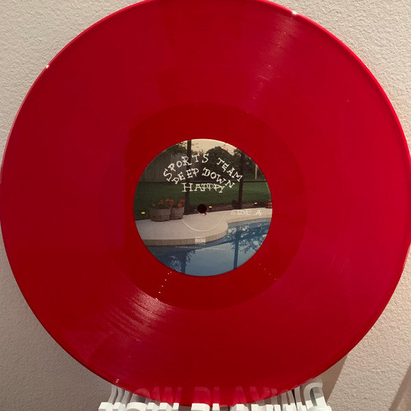 Sports Team : Deep Down Happy (LP, Album, Club, Ltd, Num, Red)