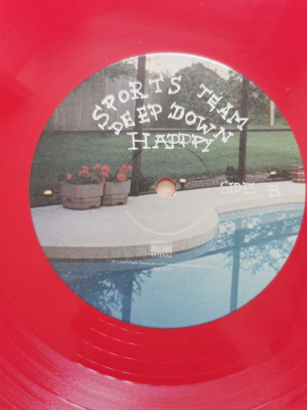 Sports Team : Deep Down Happy (LP, Album, Club, Ltd, Num, Red)
