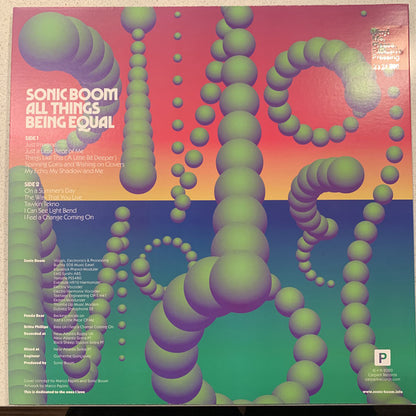 Sonic Boom (2) : All Things Being Equal (LP, Album, Club, Ltd, Num, Red)