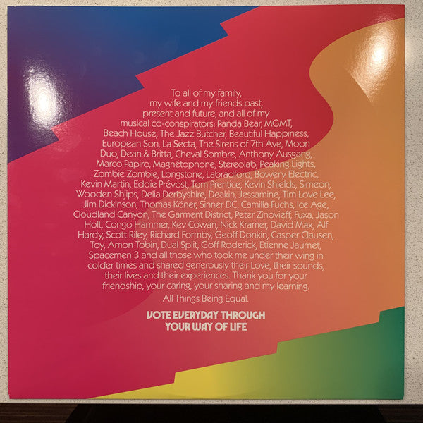 Sonic Boom (2) : All Things Being Equal (LP, Album, Club, Ltd, Num, Red)