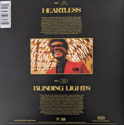 The Weeknd : Heartless / Blinding Lights (7", Single, Ltd, 013)