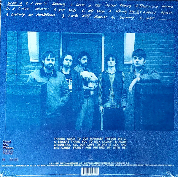 Fontaines D.C. : A Hero's Death (LP, Album, Club, Ltd, Num, Blu)