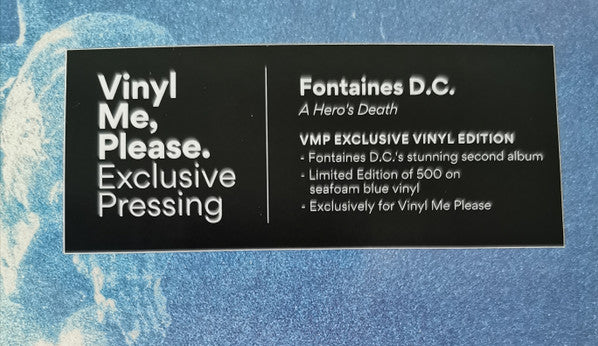Fontaines D.C. : A Hero's Death (LP, Album, Club, Ltd, Num, Blu)
