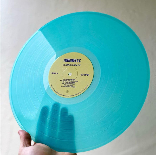 Fontaines D.C. : A Hero's Death (LP, Album, Club, Ltd, Num, Blu)