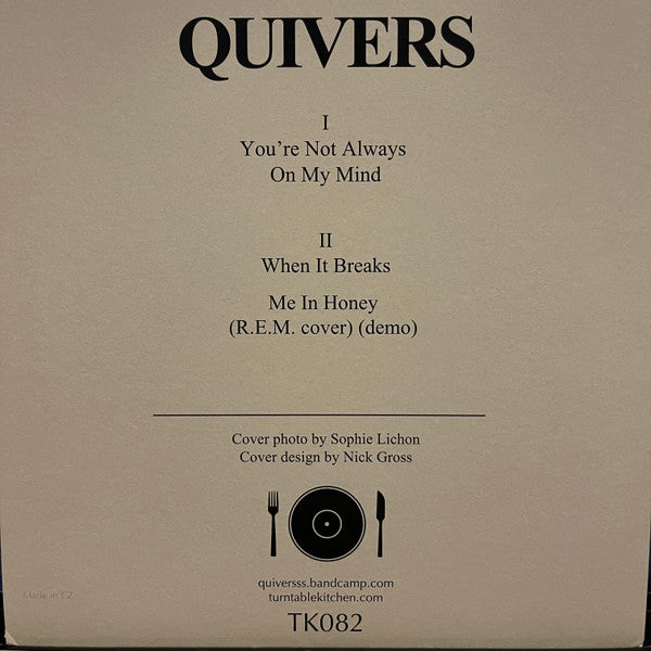 Quivers (3) : You're Not Always On My Mind (7", EP, Club, Ltd, Tur)