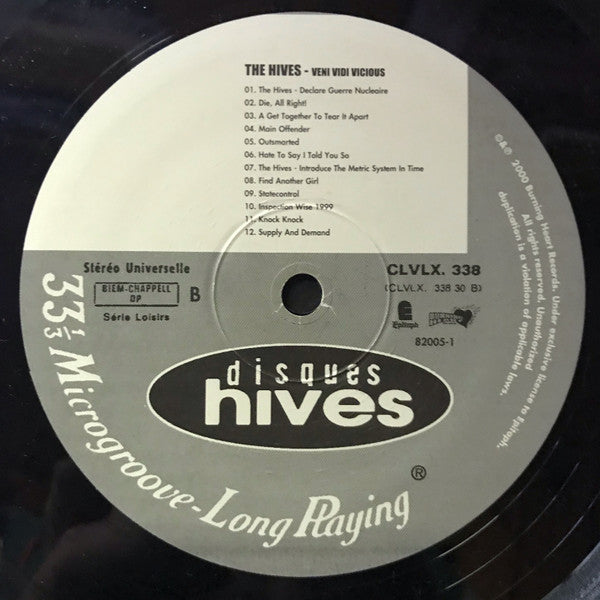 The Hives : Veni Vidi Vicious (LP, Album)
