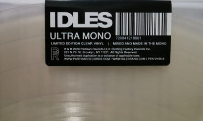 Idles : Ultra Mono (LP, Album, Mono, Ltd, Num, Cle)