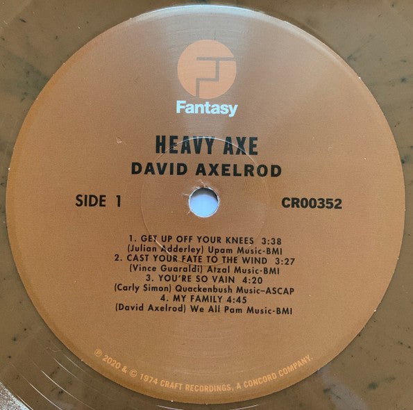 David Axelrod : Heavy Axe (LP, Album, Club, Ltd, Num, RE, 180)