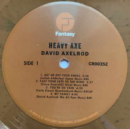 David Axelrod : Heavy Axe (LP, Album, Club, Ltd, Num, RE, 180)