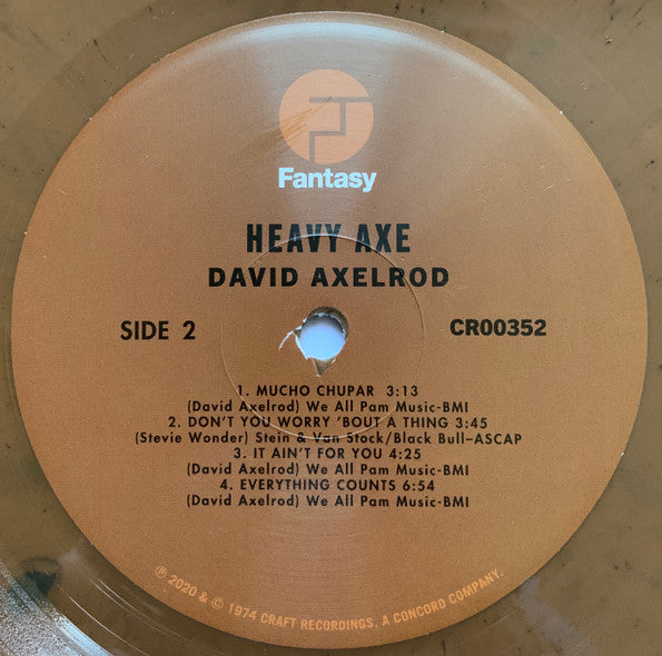 David Axelrod : Heavy Axe (LP, Album, Club, Ltd, Num, RE, 180)