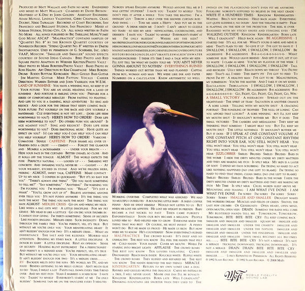 Faith No More : Angel Dust (2xLP, Album, Num, RE, RM, Gat)