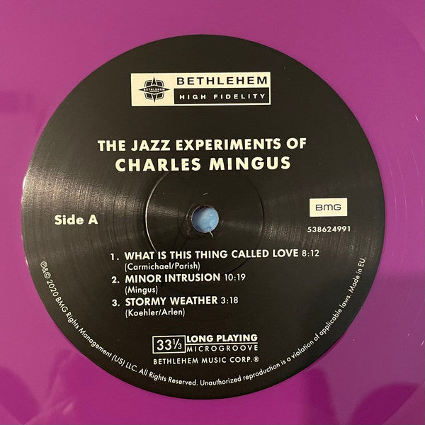 Charles Mingus : The Jazz Experiments Of Charles Mingus (LP, Comp, Mono, Club, Ltd, Num, RE, Pur)