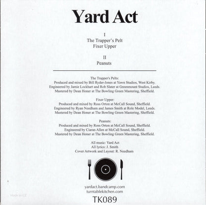 Yard Act : The Trapper's Pelts / Fixer Upper / Peanuts (7", EP, Ltd, Amb)