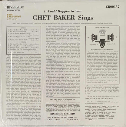 Chet Baker : It Could Happen To You (LP, Club, Ltd, Num, RE, RM, Pin)