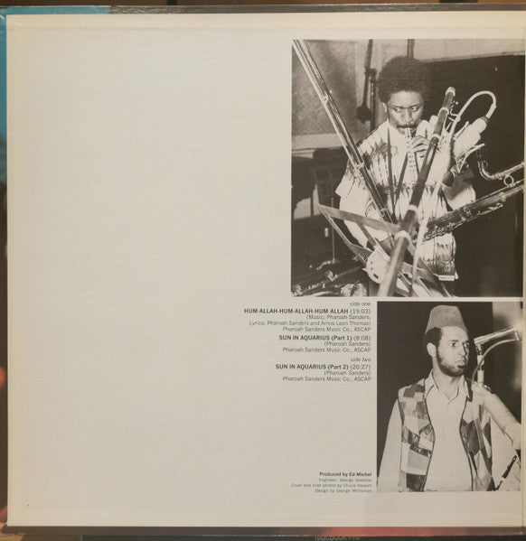 Pharoah Sanders : Jewels Of Thought (LP, Album, Gat)