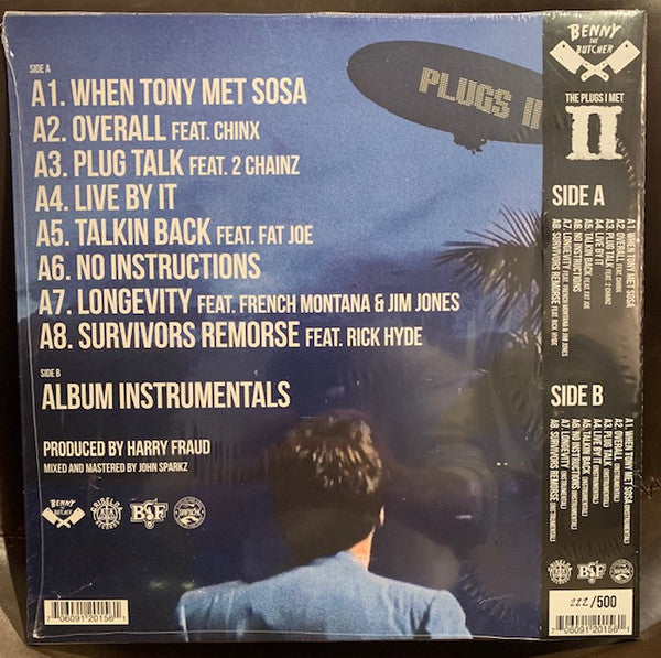 Benny The Butcher & Harry Fraud : The Plugs I Met 2 (LP, EP, Gre + Flexi, 7", Single, Gre + Ltd, Num, O)