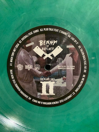 Benny The Butcher & Harry Fraud : The Plugs I Met 2 (LP, EP, Gre + Flexi, 7", Single, Gre + Ltd, Num, O)