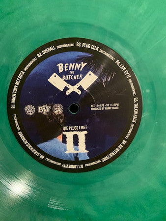Benny The Butcher & Harry Fraud : The Plugs I Met 2 (LP, EP, Gre + Flexi, 7", Single, Gre + Ltd, Num, O)