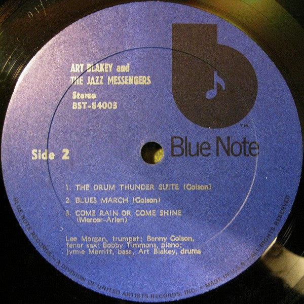 Art Blakey And The Jazz Messengers* : Moanin' (LP, Album, RE)