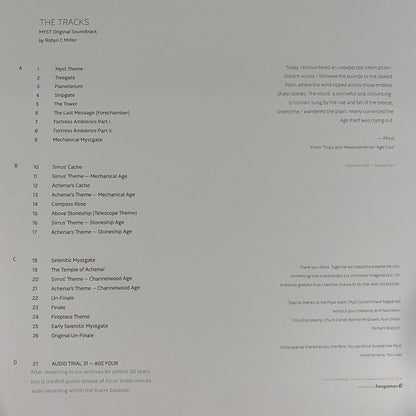 Robyn Miller : Myst Original Soundtrack (LP, Red + LP, Blu + Album, RE)
