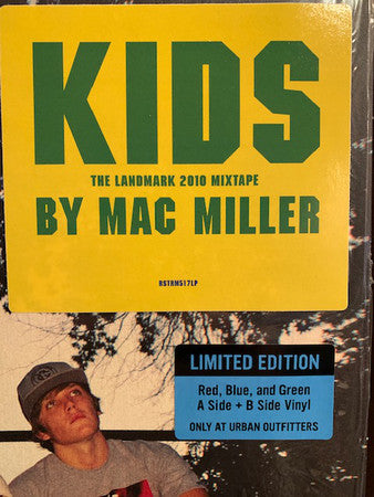 Mac Miller : K.I.D.S. (Kickin Incredibly Dope Shit) (LP + LP, S/Sided + Ltd, Mixtape, RE, RP, Red)