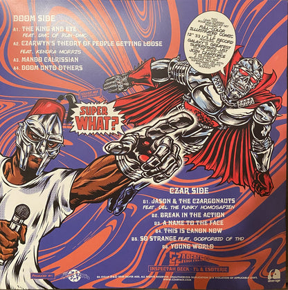 Czarface, MF Doom : Super What? (LP, Album, Ltd, Yel + LP, Album, Ltd, Ins + CD, Al)