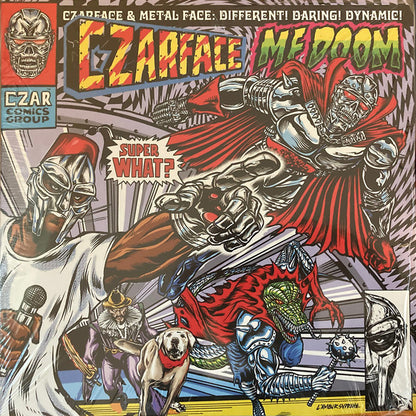 Czarface, MF Doom : Super What? (LP, Album, Ltd, Yel + LP, Album, Ltd, Ins + CD, Al)