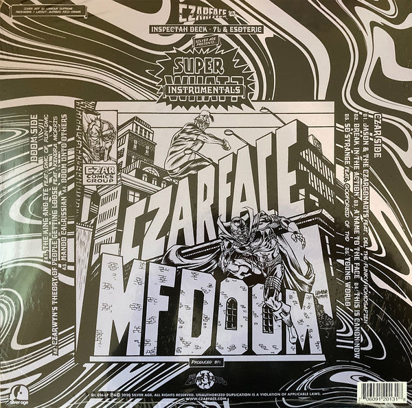 Czarface, MF Doom : Super What? (LP, Album, Ltd, Yel + LP, Album, Ltd, Ins + CD, Al)