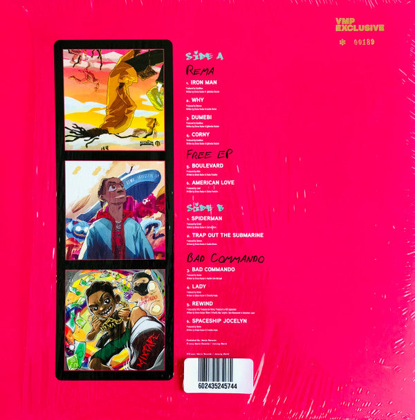 Rema : The Three E.P.'s (LP, Comp, Club, Ltd, Num, Neo)